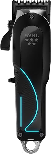 Wahl Senior 2.0 Cord/Cordless Hair Clipper with 8000 RPM Adaptive Speed Motor, DLC High‑Carbon Steel Blade, Click/Free‑Flow Taper Lever, 7 Premium Guide Combs & Power Station - 8