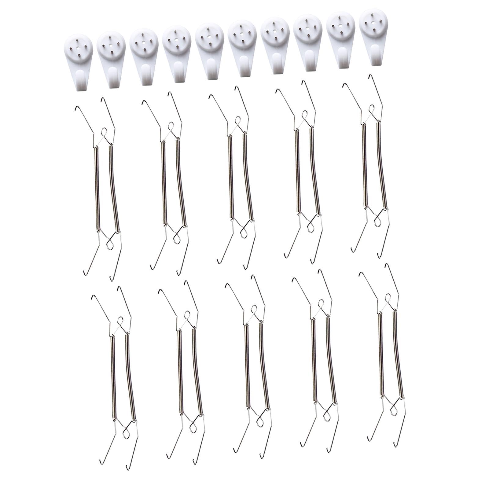 Structure acier inoxydable pour crochet assiette murale de presentation 12" haut de gamme