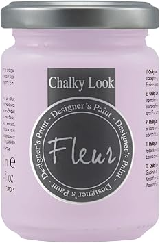 Fleur Chalky Look Paint - Sunrise Flirt, 4.4 oz jar