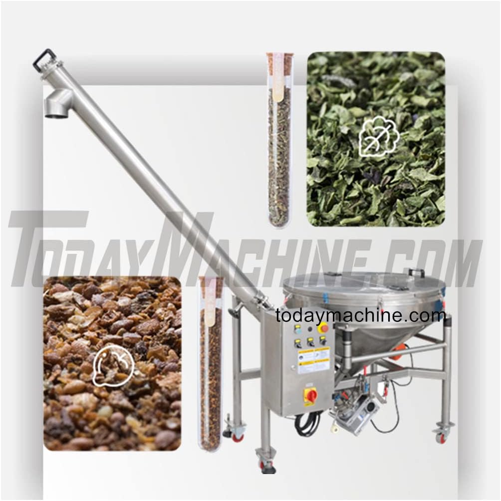 Stainless Steel Spiral Auger Screw Conveyor Price for Cement Industry