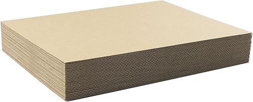 Golden State Art, Paquete de 25 hojas de cartón corrugado de 16 x 20 pulgadas, a