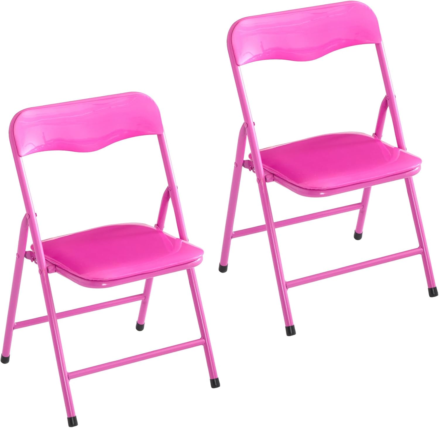 Heritage Kids Padded Folding Chair for Kids, Set of 2, Blue, Ages 3+