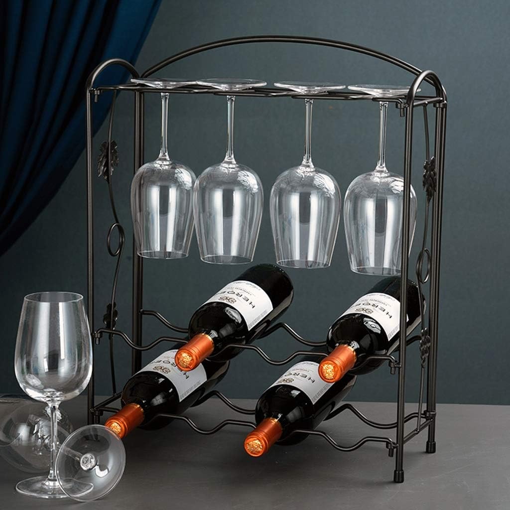 Home Wine Rack Racks Goblet Upside Down Cup Holders Hanging Glass Living Room Decoration