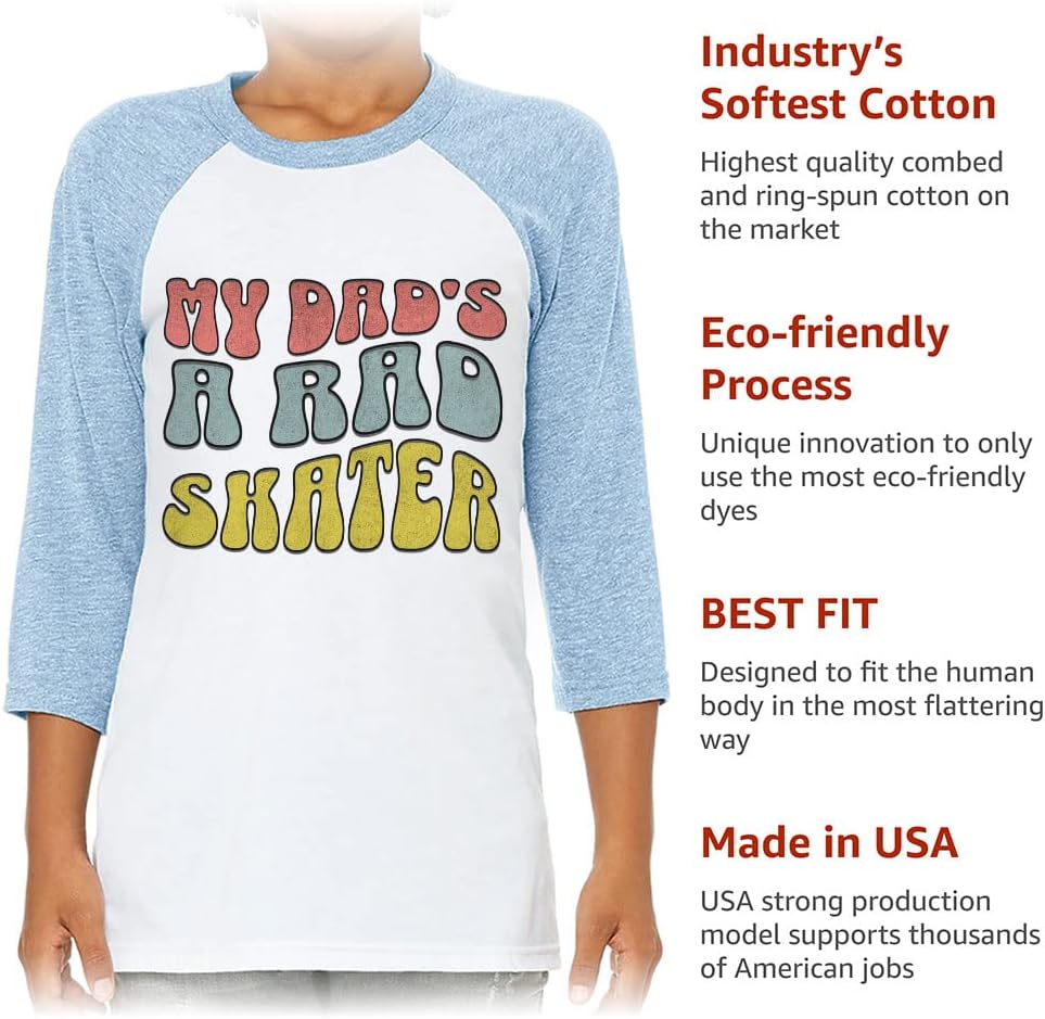 Cool Skateboarding Kids' Baseball T-Shirt - Gifts for Kids - Themed Gifts