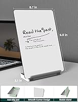 Vista 5 de Yagee Desktop Whiteboard with Storage, Dry Erase Board with Phone & Tablet Stand, to-do List Memo, Double-Sided Writing Board for Office and School