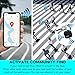Njoiii Bluetooth Key, Phone, Anything Finder for Your Items with Replaceable Battery, Charcoal Gray