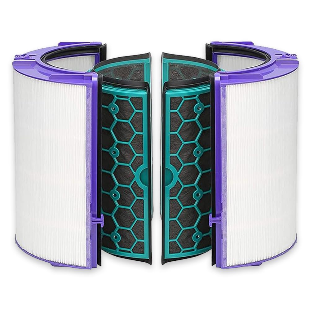 Neutop 360 Degree Glass HEPA Filter and Activated Carbon Filter Compatible with Dyson Pure Cool DP04 HP04 TP04 Air Purifying Tower Fan