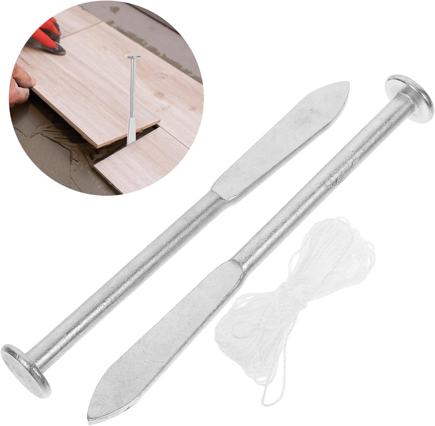 1Set Brickwork Alignment Tool Precision Leveling Nails for Masonry Projects Durable Construction for Easy Fixing Positioning for Professionals DIY