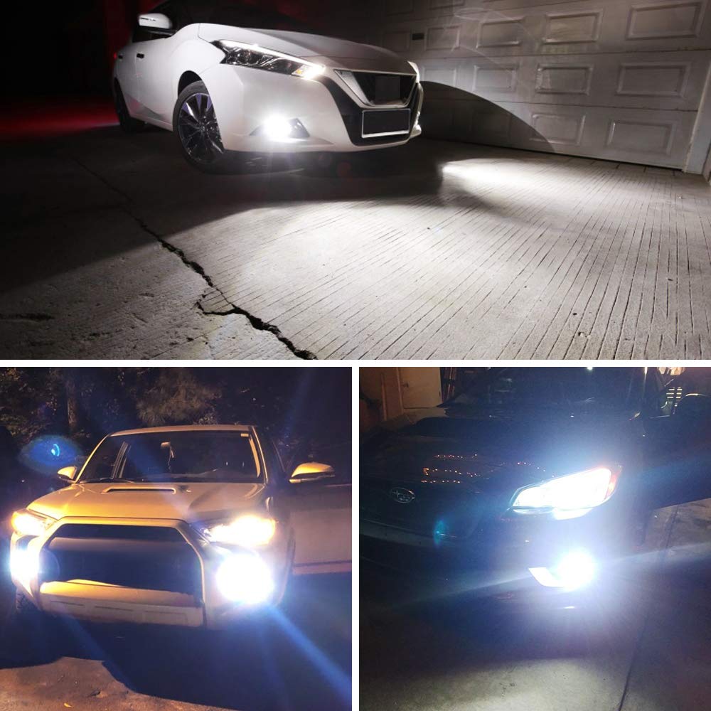 NOVSIGHT H4 LED 360 Regolabile Kit Fari Auto 10000LM 6500K Estremamente Luminoso Faro Bianco per Auto Moto, Lampadine Alogene e Luci Allo Xeno Lampada di Ricambio