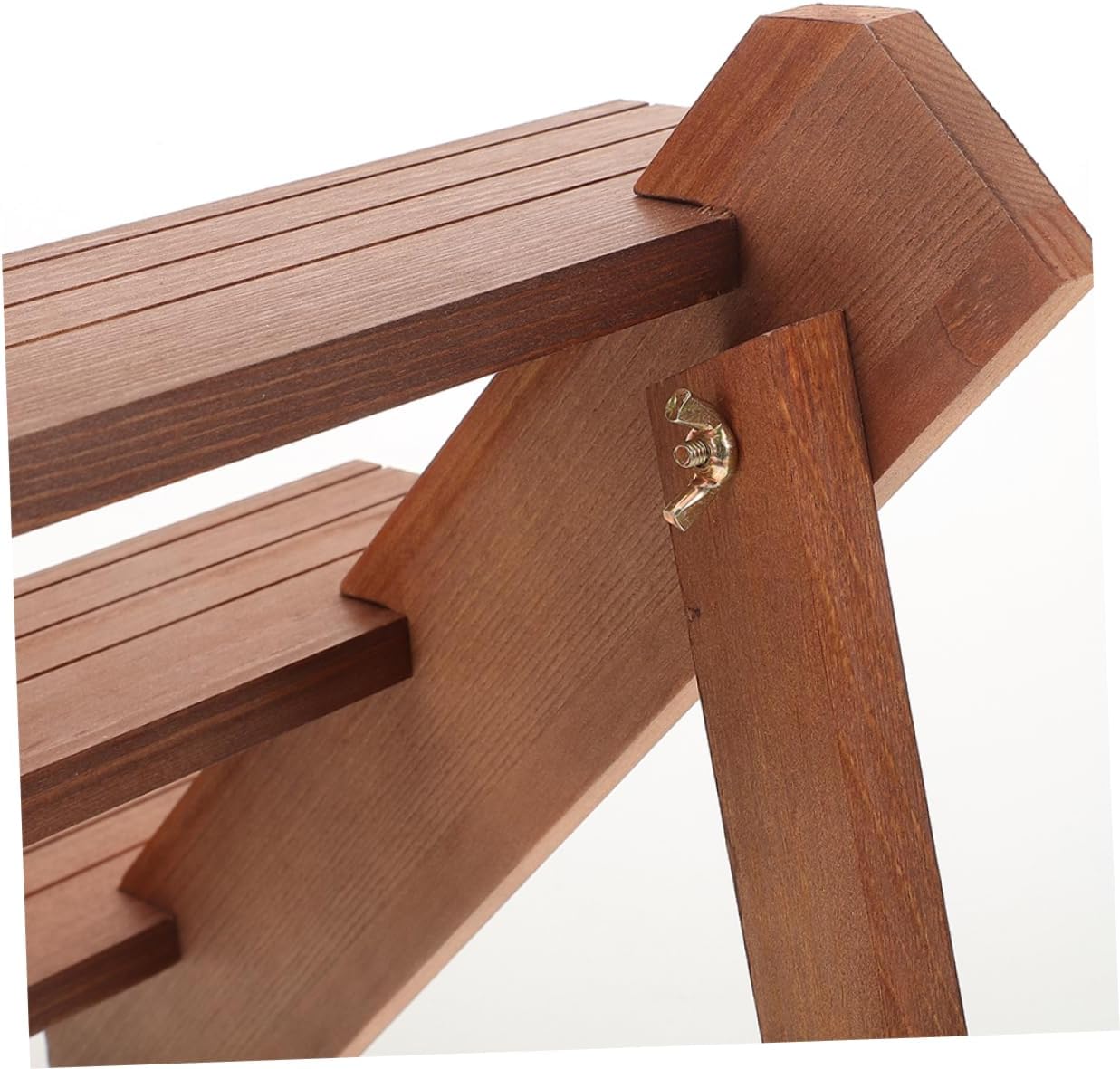 Wooden Multi-tier Plant Stand Organizer for Home Decor Flowerpot Display Shelf Rustic Wooden Flowerpot Holder for Living Room Office Tea House