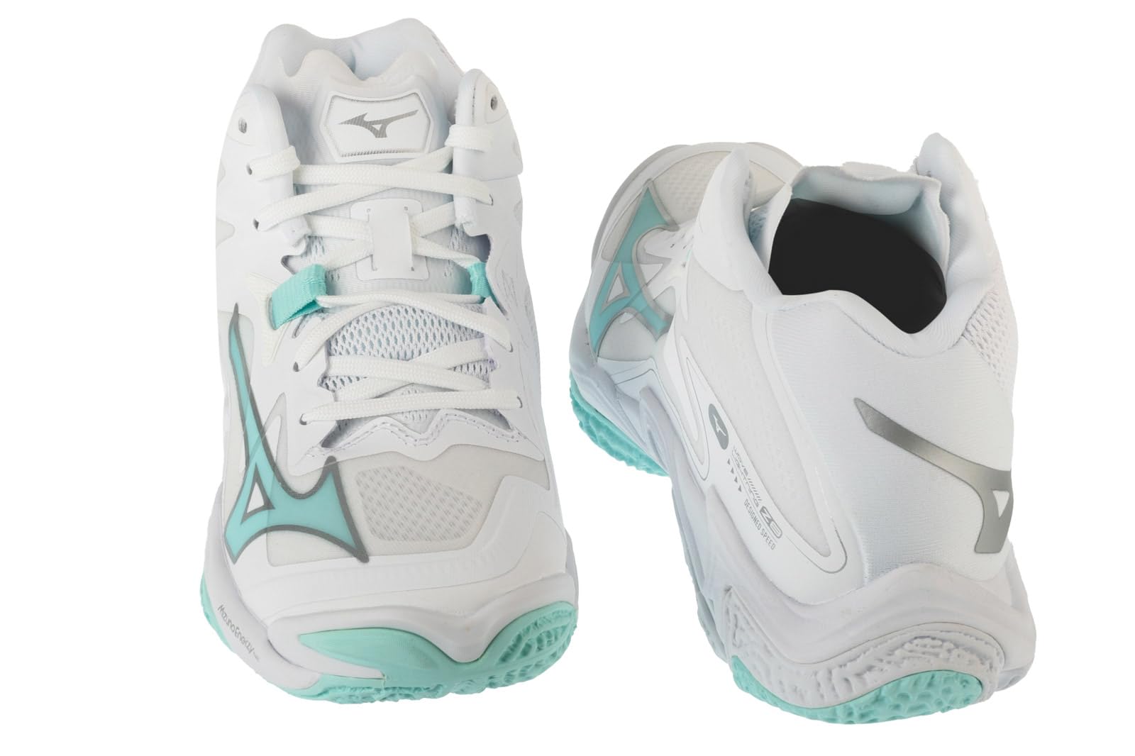 Mizuno Wave Lightning Z8 Mid V1GC240545 - Scarpe da pallavolo, da Donna, 42 EU, Colore: Bianco