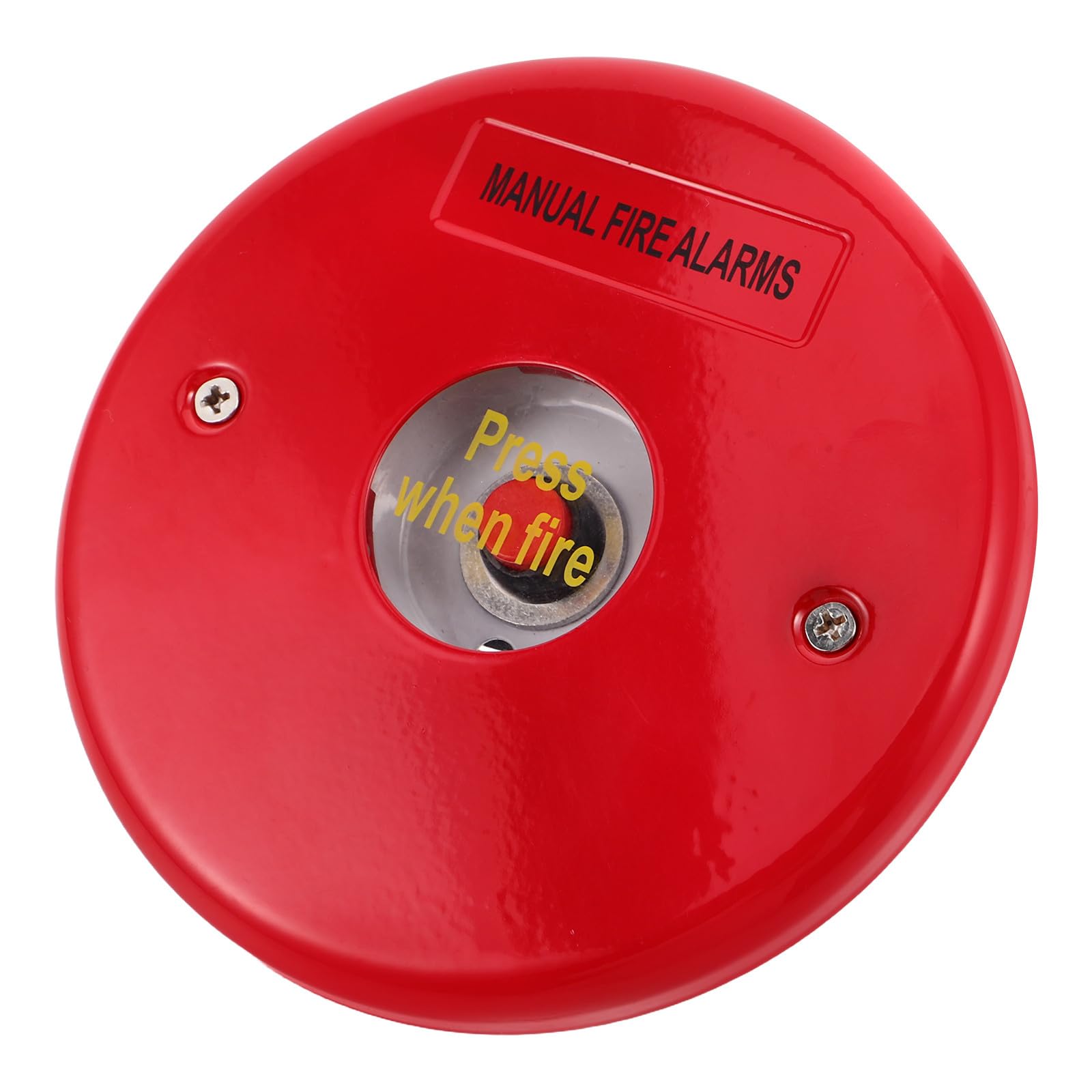 Sistema de alerta instantánea con pulsador manual y señales visuales