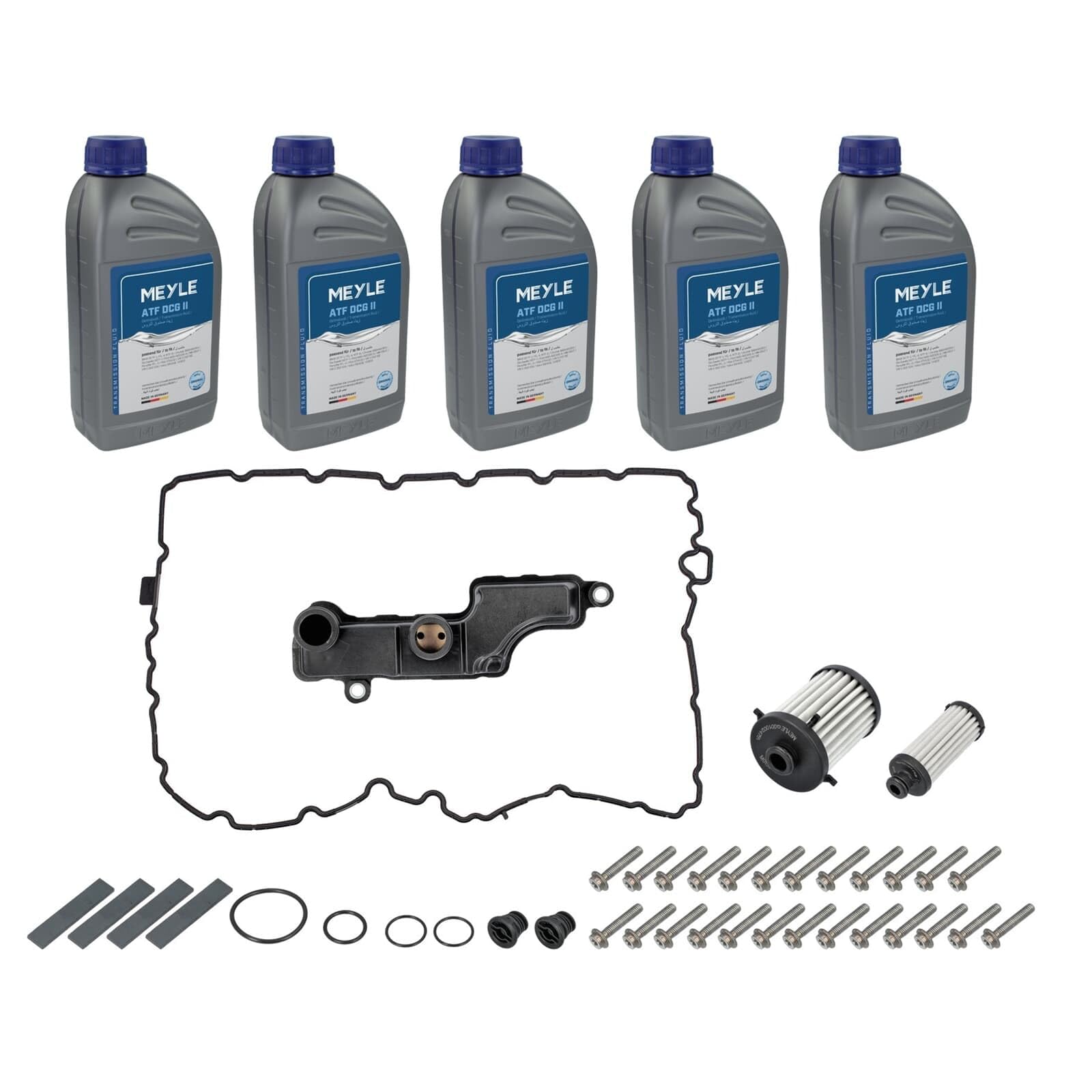MEYLE Teilesatz, Automatikgetriebe-Ölwechsel 1001350115 Kompatibel mit: AUDI A4 Allroad B9, A4 B9, A4 B9 Avant, A5, A5 Cabriolet, A5 Sportback, A6 C7, A6 C7 Avant, A6 C8, A6 C8 Avant, A7 Sportback | 100 135 0115 passend für A4 A5 A6 A7 Q5 |