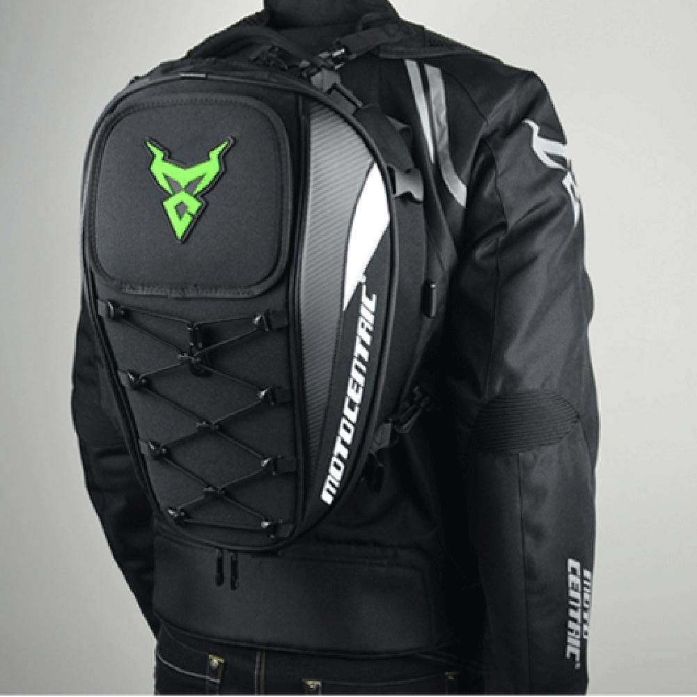 JooDon Motocentric 11-MC-0102 - Borsa da sella per moto, impermeabile, durevole, multifunzione, ad alta capacità verde