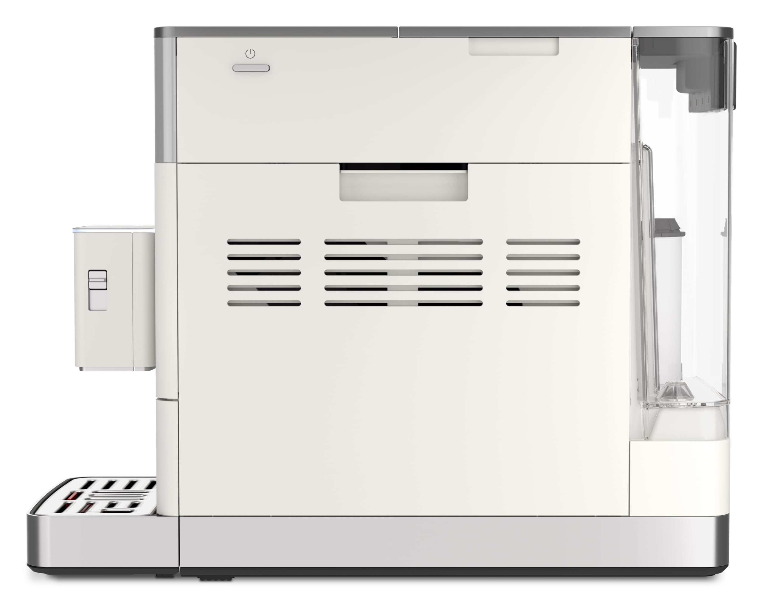 KitchenAid KF4 Macchina da Caffè Superautomatica, AutoMilk Avanzato, Macinacaffè IntelliGrind, 15+ Ricette, Display Colori, Caffè Freddo, 15-18 Bar, Bianco Porcellana