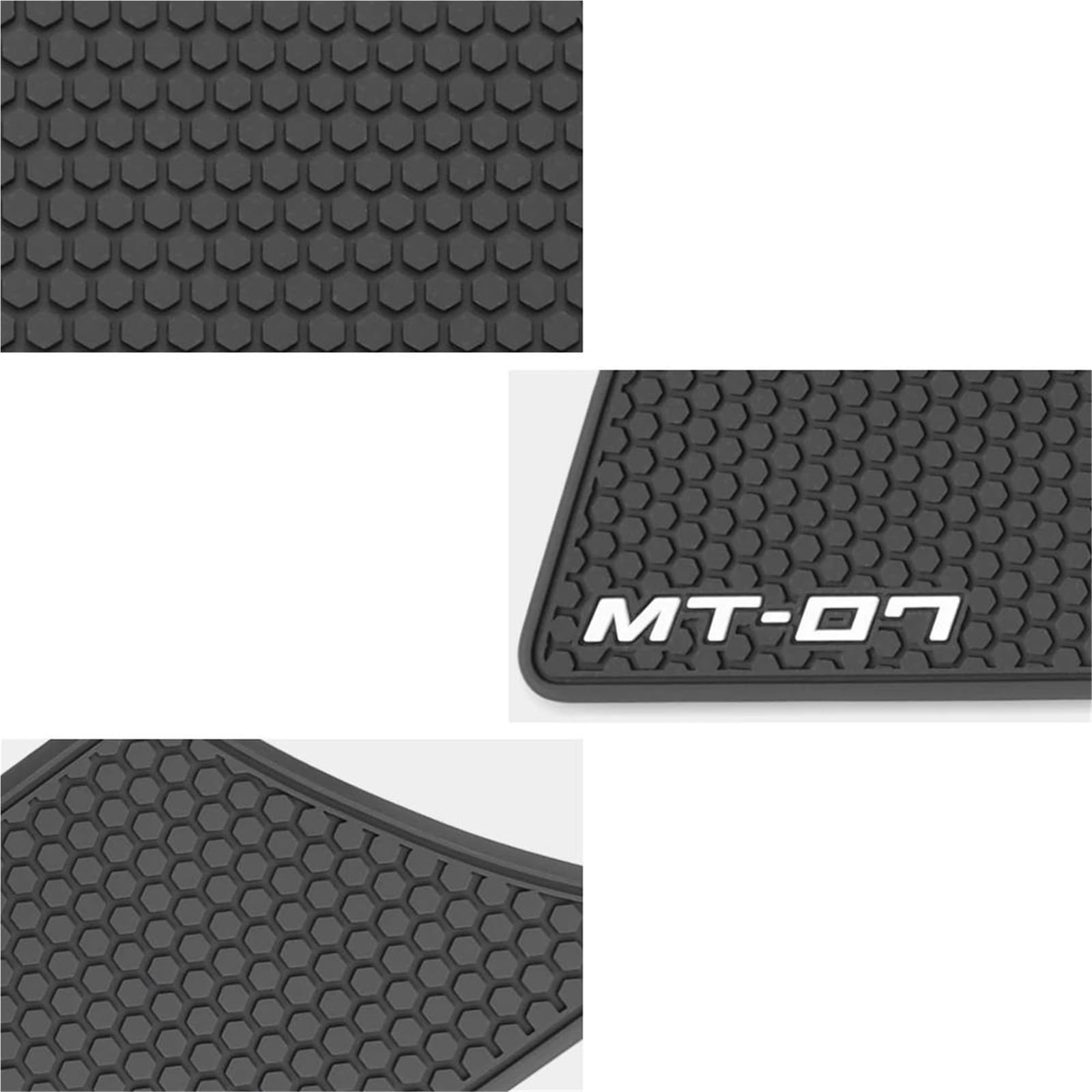 Almohadilla Pegatina Depósito Combustible Motocicleta Para Yamaha MT-07 MT 07 MT07 2025 2026 Protector Lateral Goma Almohadilla Antideslizante Impermeable Pegatina Protector De Depósito Moto