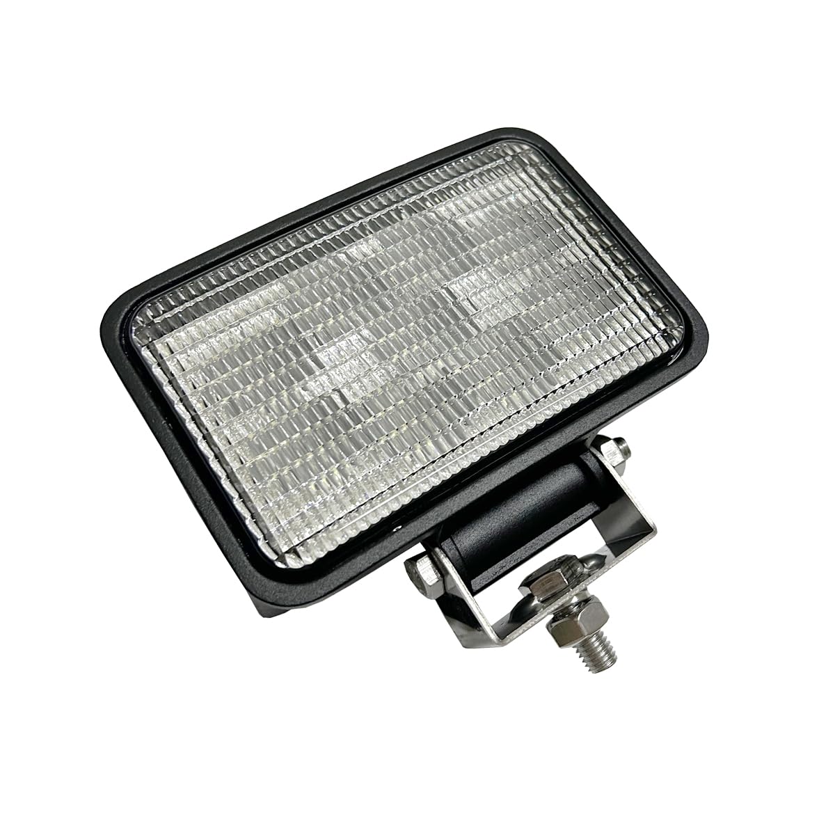 LED Tractor Truck Work Lights, 4x6 Inch Wide Flood Beam Auxiliary Headlight, 6000K Cool-White 12V/24V DC, Rectangular Aluminum Housing, Fits John Deere Offroad Excavator Trailer, 1 Pack