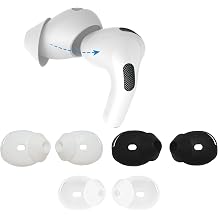 Zotech Silicone Ear Tips & Hooks for AirPods 4, 3 Pairs