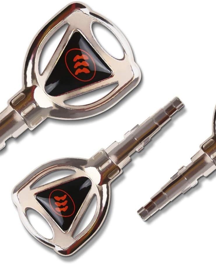 Keyed Padlocks Solid Edging Key Padlock, with 4 Keys and Stainless Steel Shackle, Outdoor Waterproof, Rust-Proof and Anti-Theft Locker Padlock, Width 40/50/60mm (Size : 39x51mm)