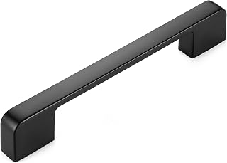 Modern Cabinet Pulls - 5 Inch Center to Center - Kitchen Cabinet Handles, Drawer, Cupboard Door, Bedroom Dresser Drawer, Bathroom Wardrobe, Hardware Pulls Black Cabinet Handles[Black Pack of 25]
