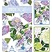 Caspari Hydrangeas and Porcelain Large Type Bridge Gift Set - 2 Playing Card Decks & 2 Score Pads