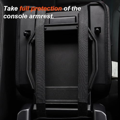 Miniatura 4 de DEYTOP Funda para reposabrazos de consola para Land Rover Defender 2020-2024, funda de consola central para Land Rover Defender, accesorios de cuero