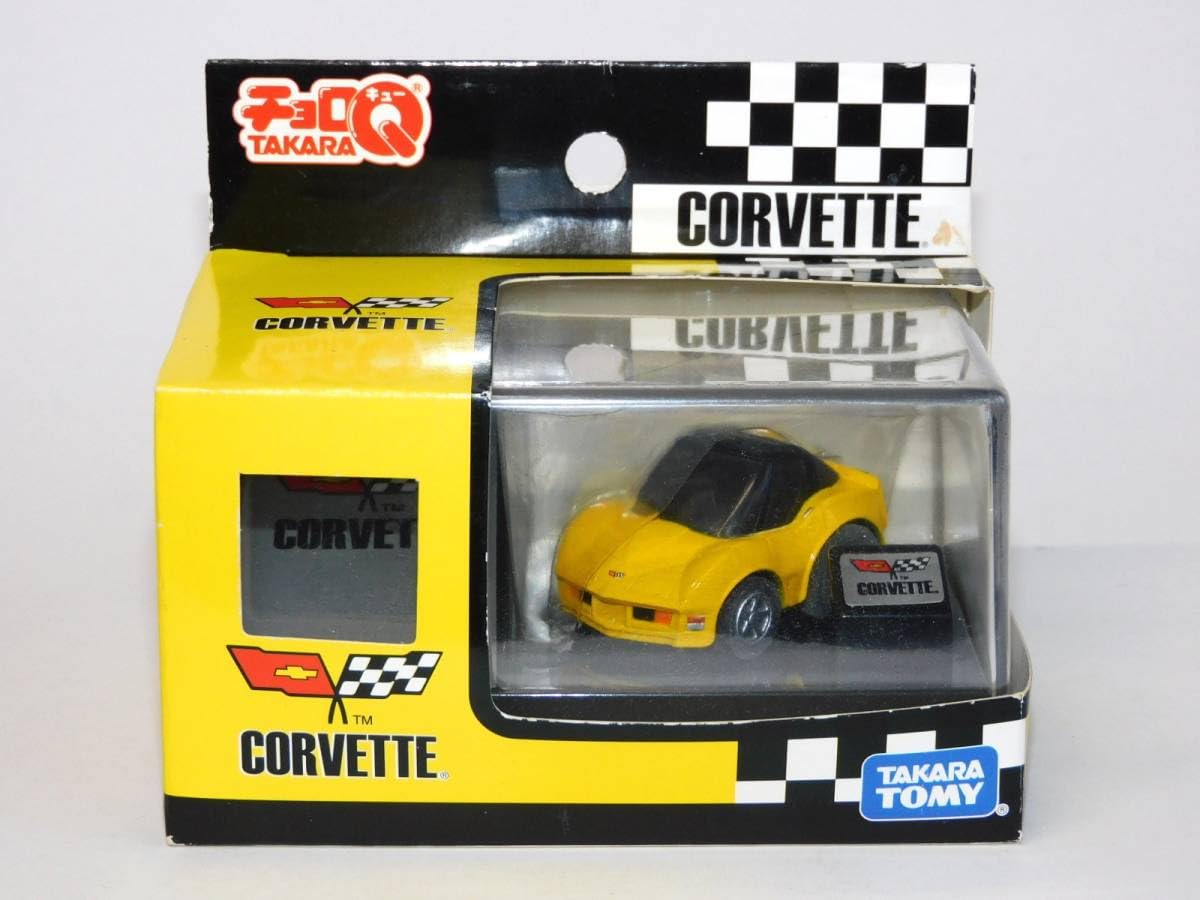 Amazon.co.jp: チョロQ GM コルベット イエロー CORVETTE ミニカー