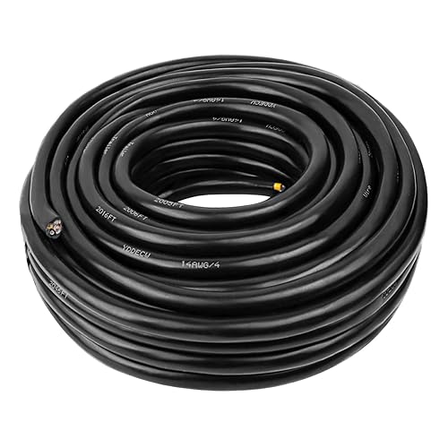 Miniatura 9 de YDDECW - Cable de control de 4 conductores 14 AWG - Cable 144 100% cobre puro para sistemas de aire acondicionado mini split y bomba de calor, cobre