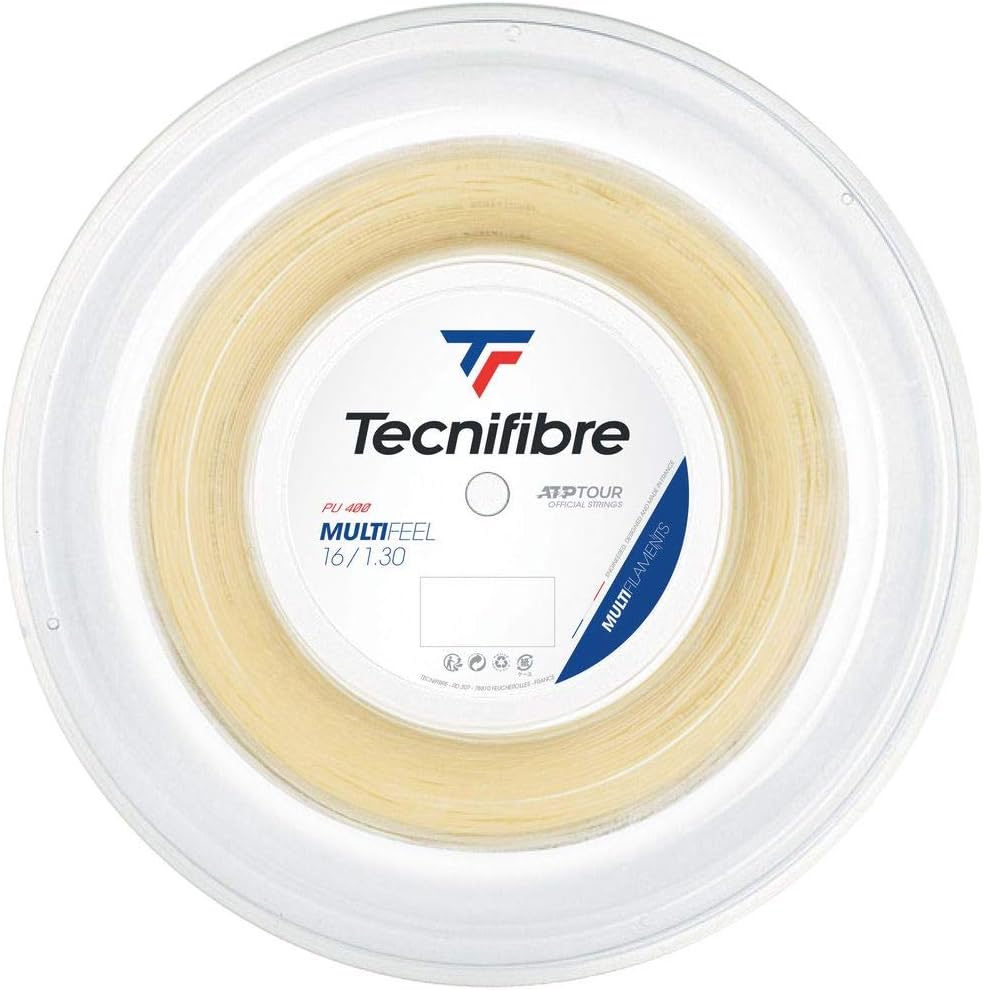 Tecnifibre Unisex - Adult Roll 200m Multifeel 1.25 Tennis Strings