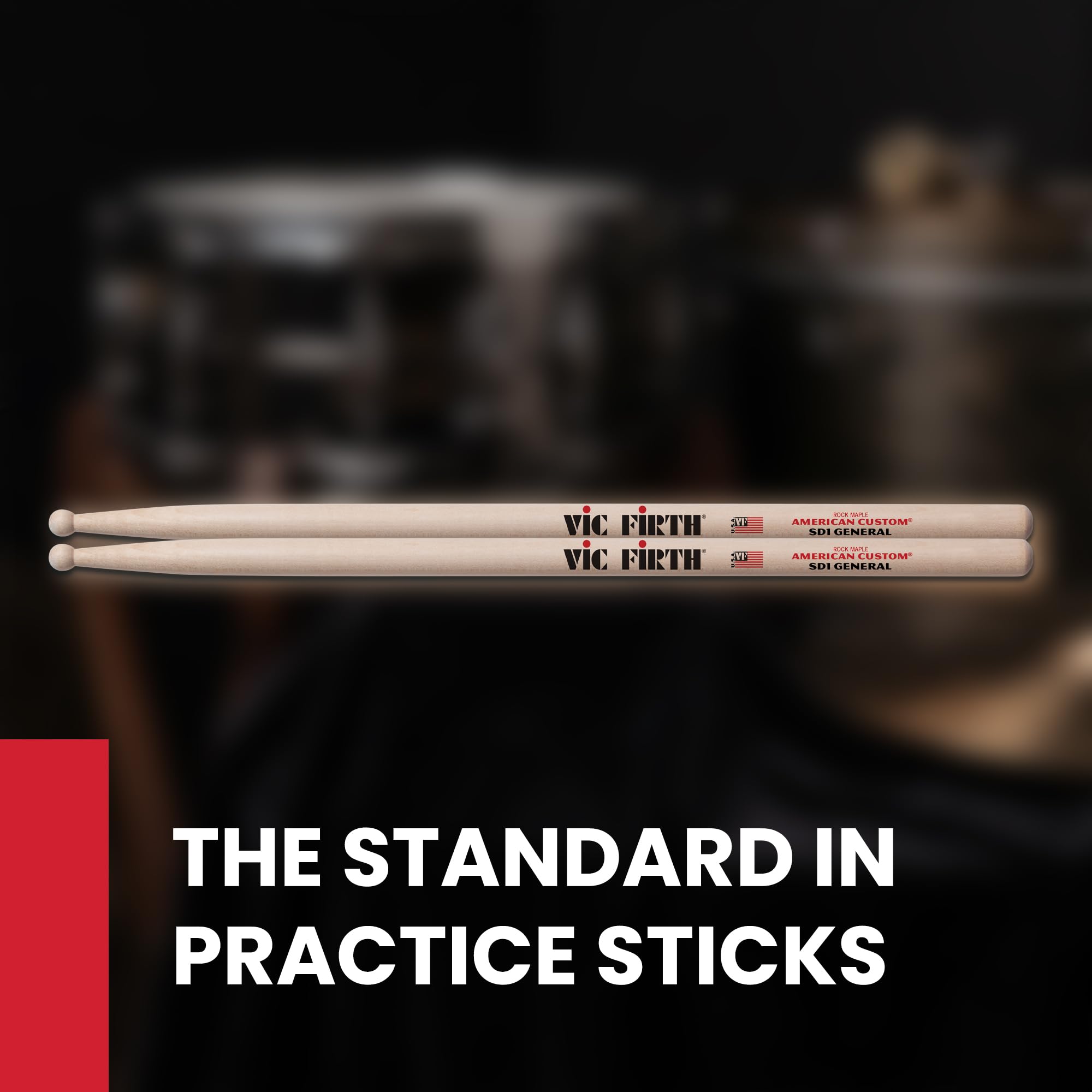 Amazon.co.jp: VIC FIRTH AMERICAN CUSTOM (MAPLE) ドラムスティック