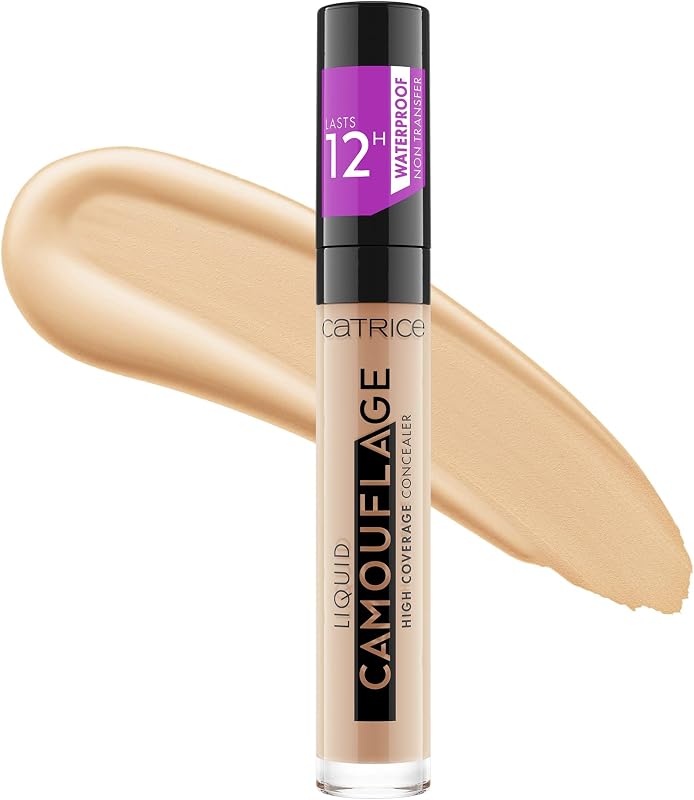 Catrice | Liquid Camouflage High Coverage Concealer | Ultra Long Lasting Concealer | Oil & Paraben Free | Cruelty Free (020 | Light Beige)