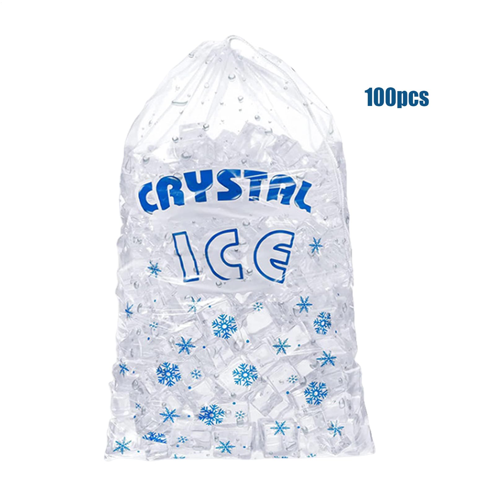 Borse Per La Conservazione Del Ghiaccio - 100 Pezzi Baglie Di Ghiaccio Pesante | Custode Del Congelatore Portali Di Deposito Con Corse Per La Consegna Alimentare Viaggi Da Spiaggia Per Picnics Drogher