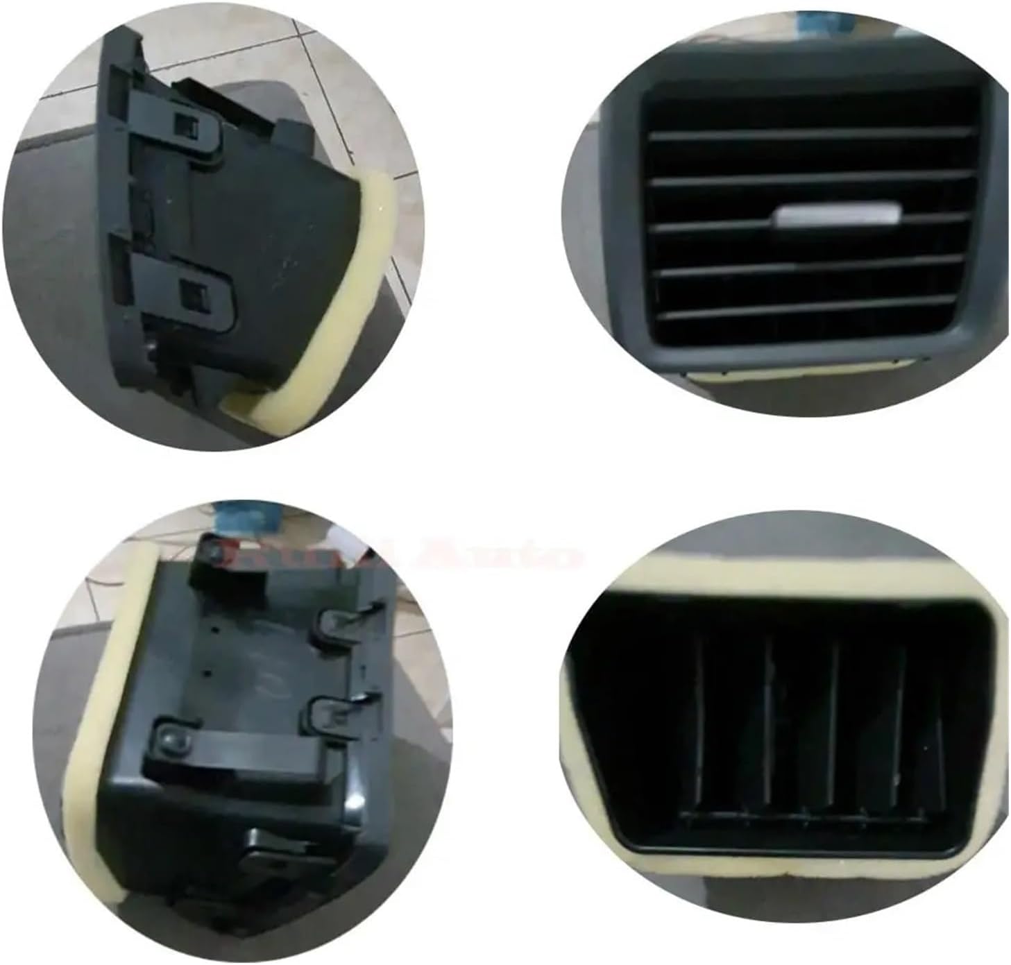 AC Air Conditioner Vent Outlet Compatible For HONDA CIVIC 2006 2007 2008 2009 2010 2011 Car Styling Air Conditioning Grille Outlet(Black B)