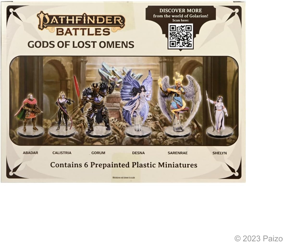 WizKids Pathfinder Battles: Gods of Lost Omens Boxed Set Miniatures | Painted