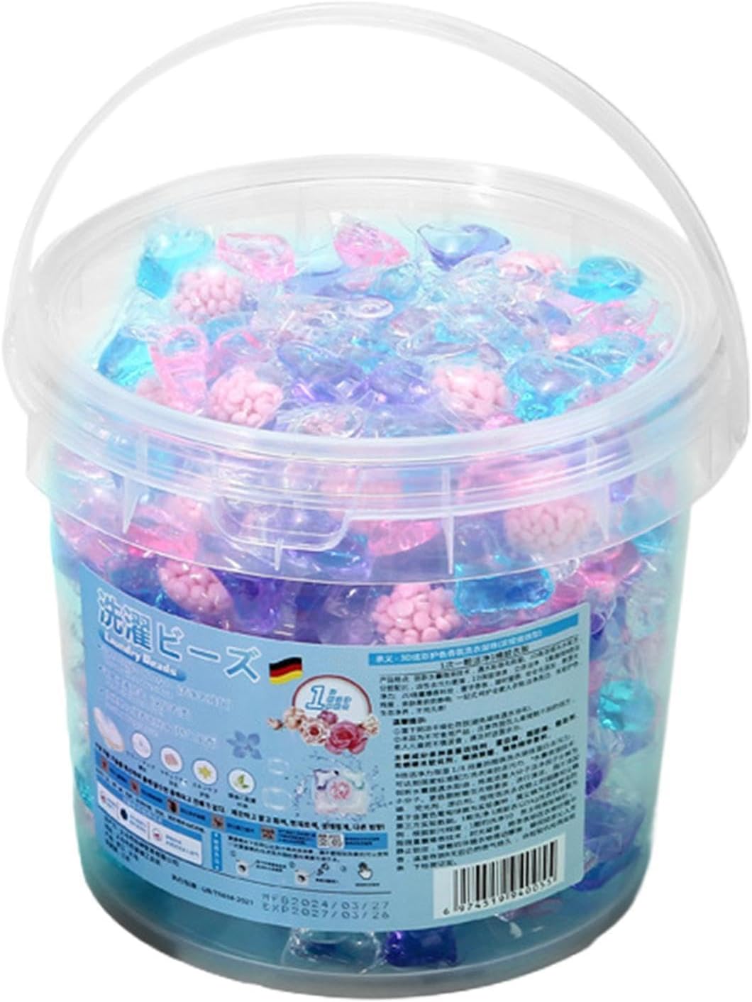 Laundry Pods, Detergent Beads, Wash, Deep Cleaning Formula, Pre Measured Dissolvable Pods, 70 Tablets, for Apartment Bathroom Home Dorm Room Hotel Jeans Towels Sheets T-Shirt Blouse