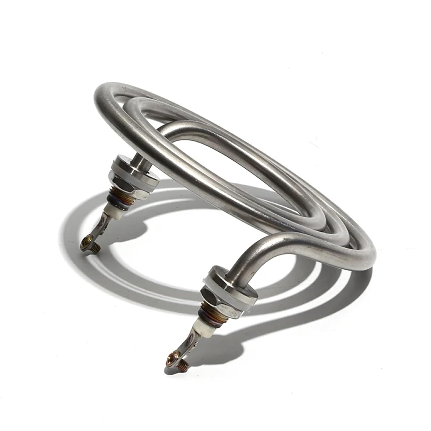 Coil Heating Element Circle Water Heater Pipe AC220V/380V 3KW 201/304Stainless Steel Electric Parts for Water Bucket(220V,3KW 304SS M14)