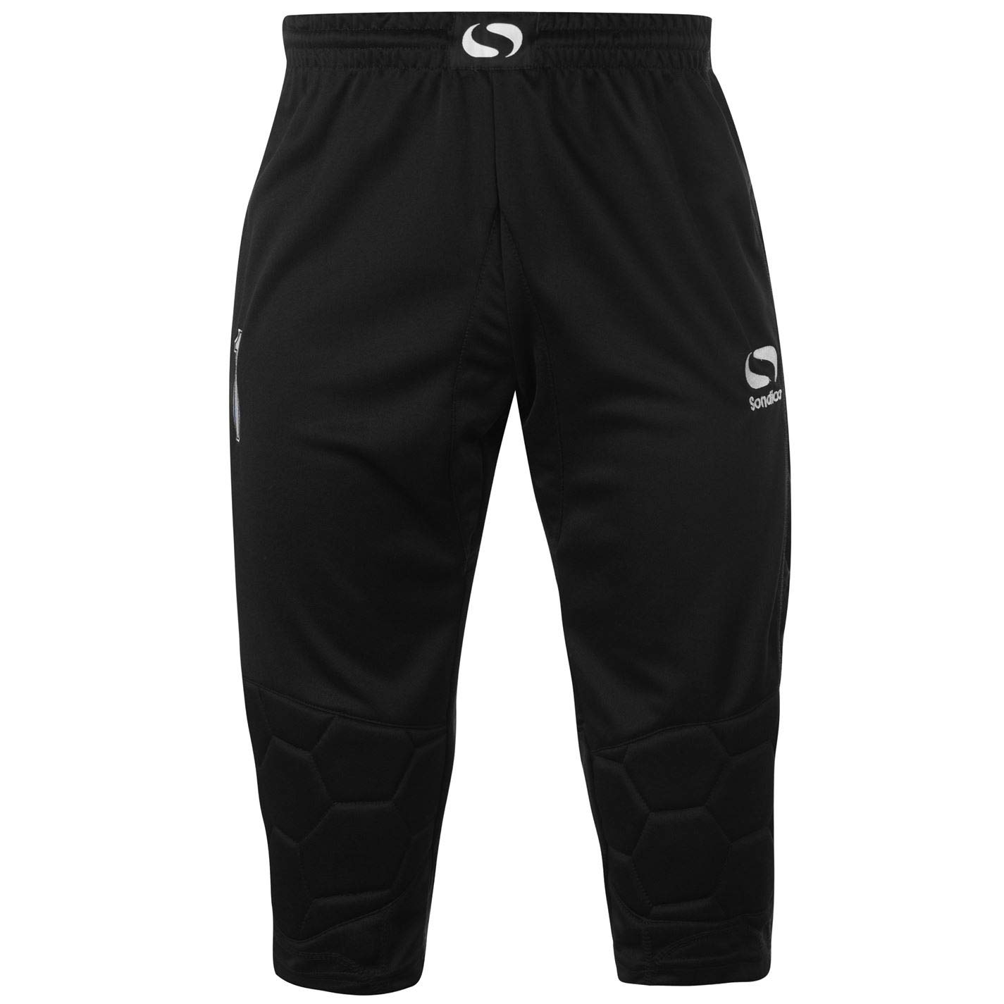 SondicoMens Goalkeeper Three Quarter Trousers Mens Black L