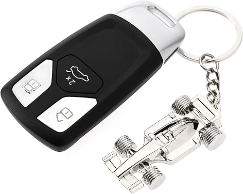 Miniatura 2 de Create Idea 2 llaveros de coche de carreras F1 de metal Fórmula 1, llavero de coche de carreras, bolso de mano, regalo especial para cumpleaños,