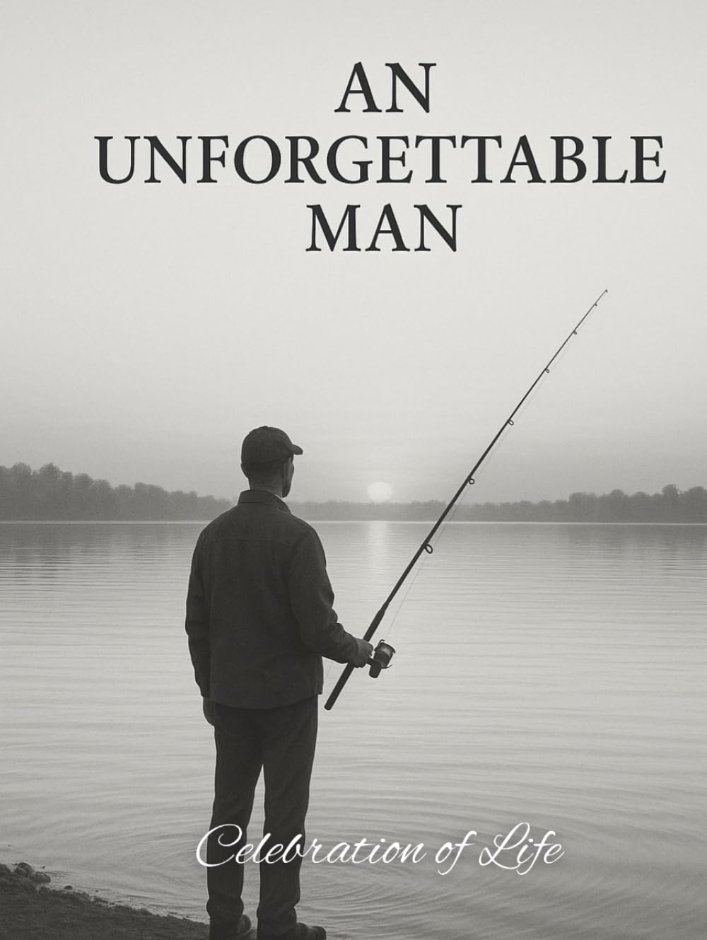 An Unforgettable Man: Celebration of Life: Remembrance Guest Book for Funeral, Memorial, Condolences – Honoring the Fisherman’s Journey      Hardcover – August 21, 2025