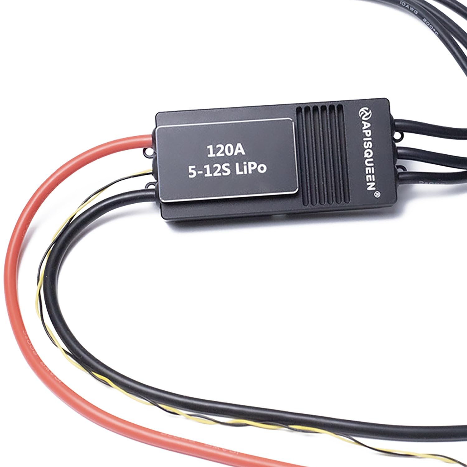 ApisQueen Lightning ESC 12S LiPo 48V 120A for Thrusters,Brushless Motors,Drones,Etc