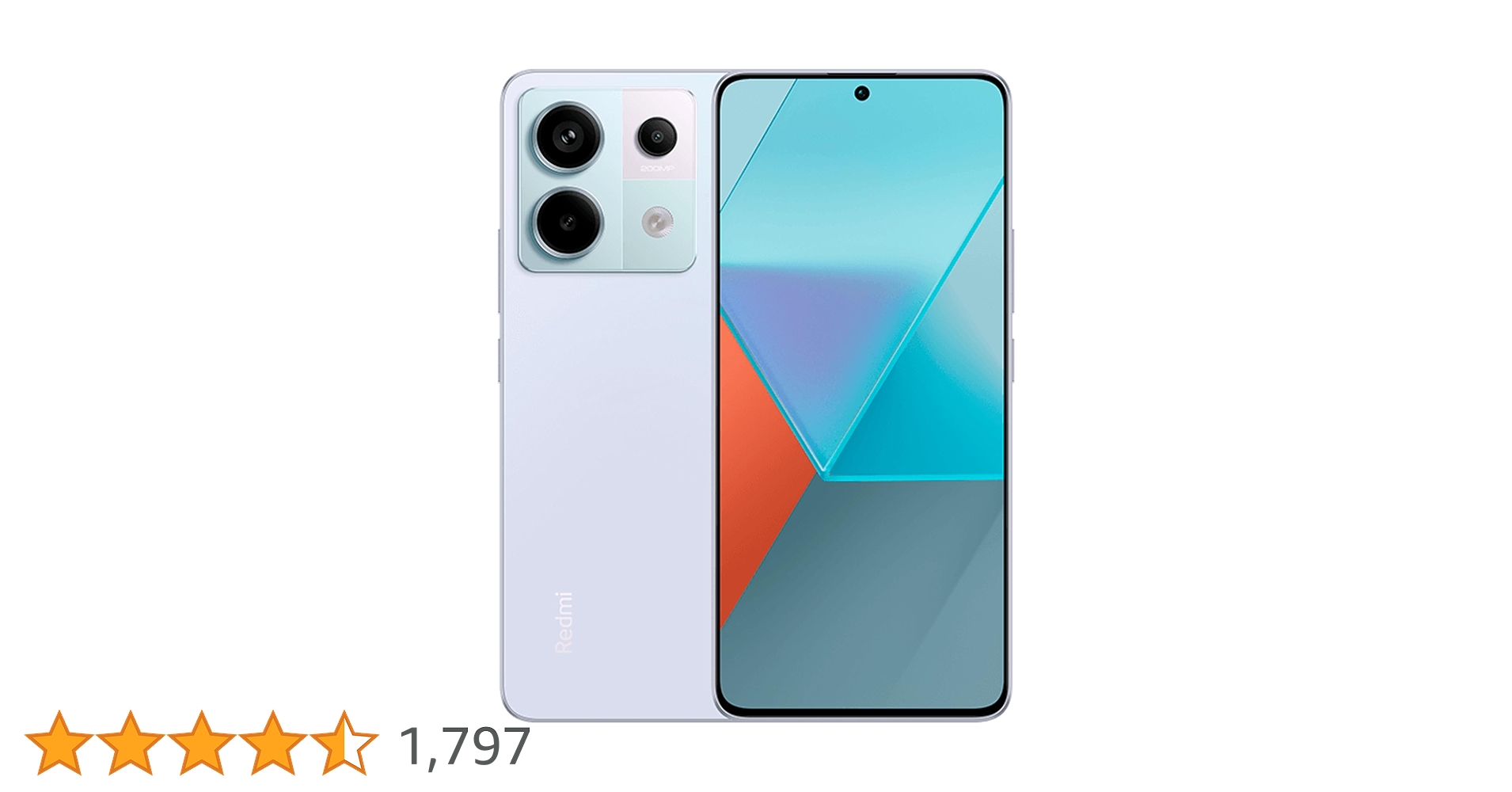 Xiaomi Redmi Note 13 Pro 5G Smartphone 8+256GB, Aurora Purple (UK