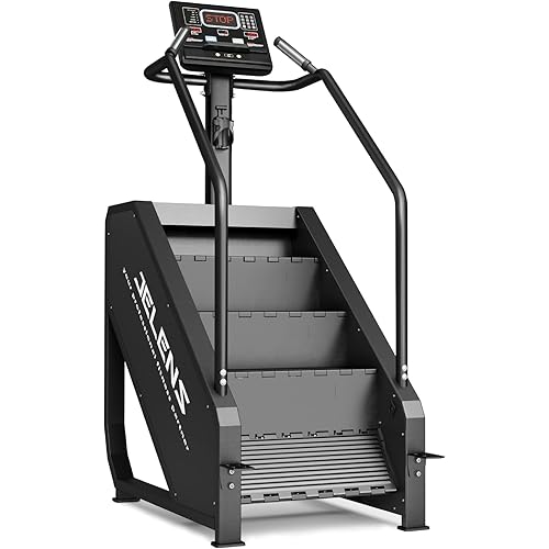 Stair Stepper Machine with LED Screen 440 LBS, Commercial Grade Stair Climber Exercise Machine for Home with 15 Resistance Levels for Cardio, 24-164 Steps/Minute