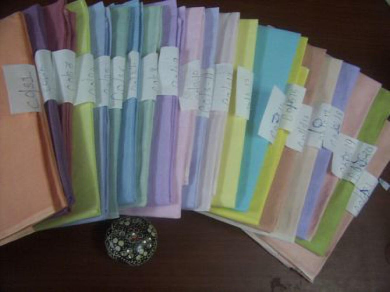 Cotton Organdy pastel tissu coton léger pour création textile originale - 8
