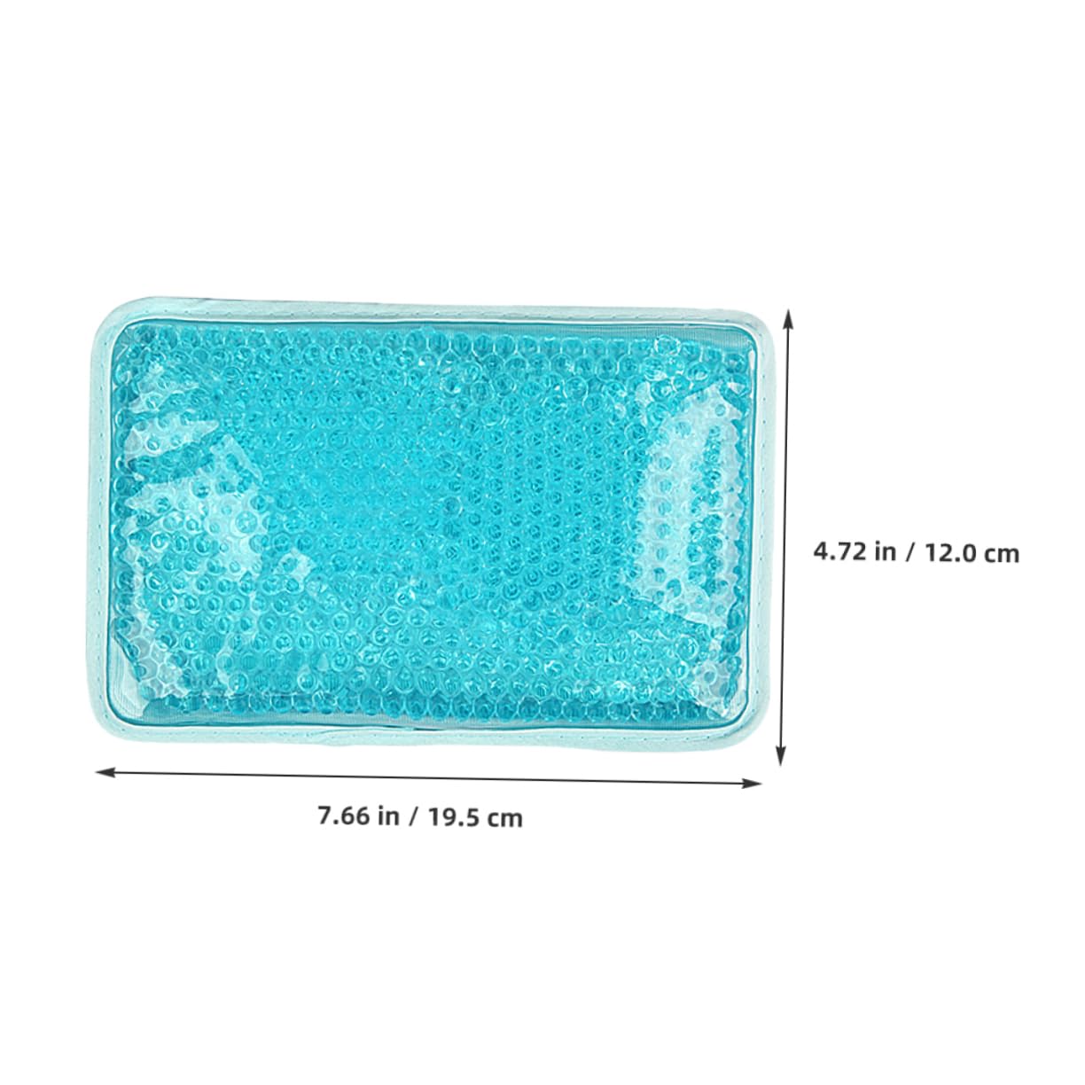 Impacco in Gel Caldo Freddo 3 Pezzi Pvc Cristallo per Vita e Schiena | Riutilizzabile, Terapia a Caldo, per Adulti e Donne, Formato Multiuso per Uso Domestico
