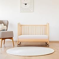 Vista 2 de Colchón mini para cuna, 38 x 24 x 4 pulgadas, espuma viscoelástica de gel cómoda de doble cara, colchón transpirable de alta calidad para cunas mini