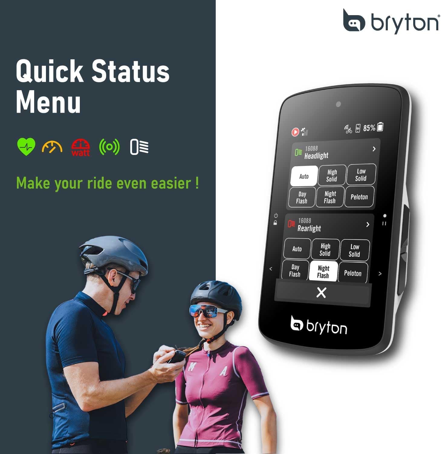 Bryton Rider 750SE 2.8 Inch Colour LCD Touchscreen GPS Bike Computer Offline EU Map Compatible with Bicycle Radar 40 Hours Battery Life Navigation with Turn-by-Turn Follow Track