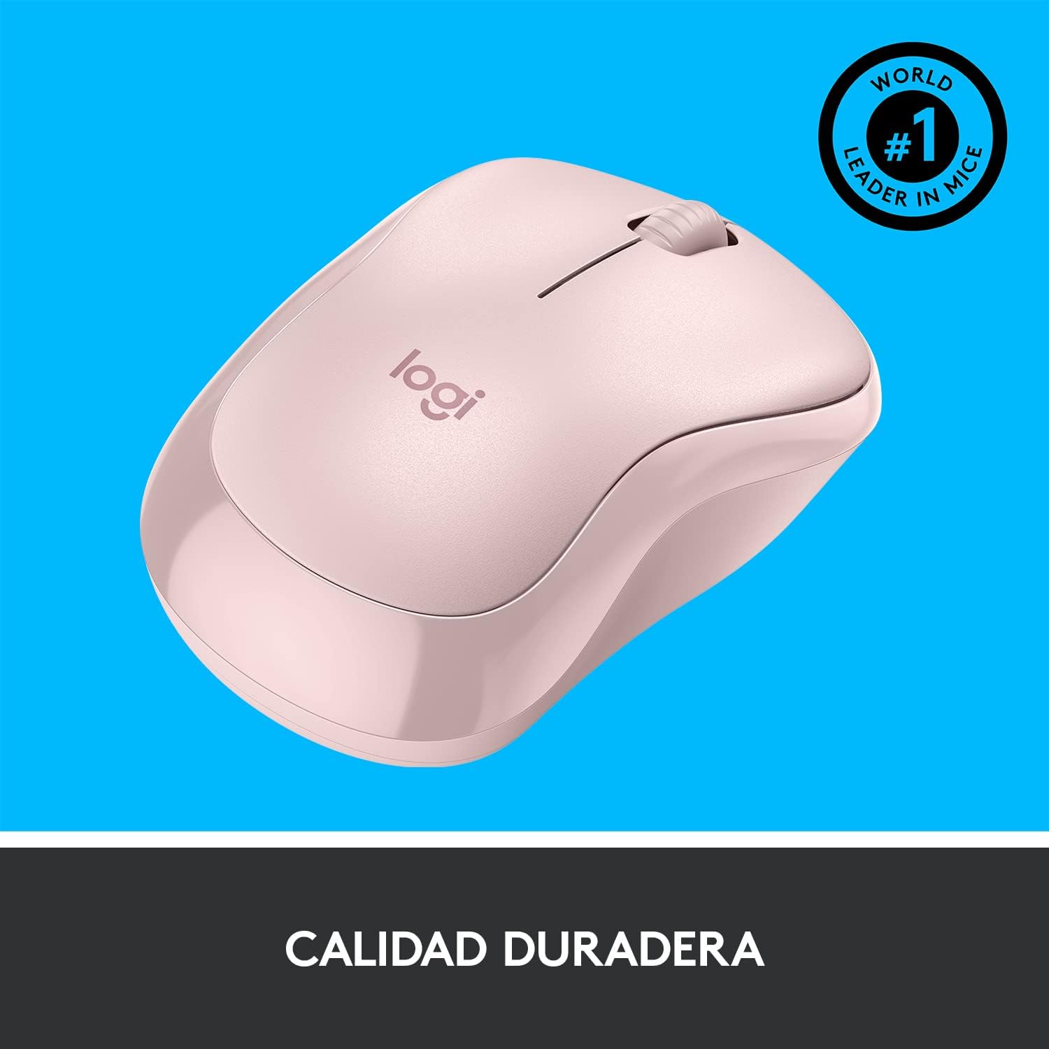 Logitech M220 Silent Wireless Mouse, 2.4 GHz with USB Receiver, 1000 DPI Optical Tracking, 18-Month Battery, Ambidextrous, Compatible with PC, Mac, Laptop (Off-White)