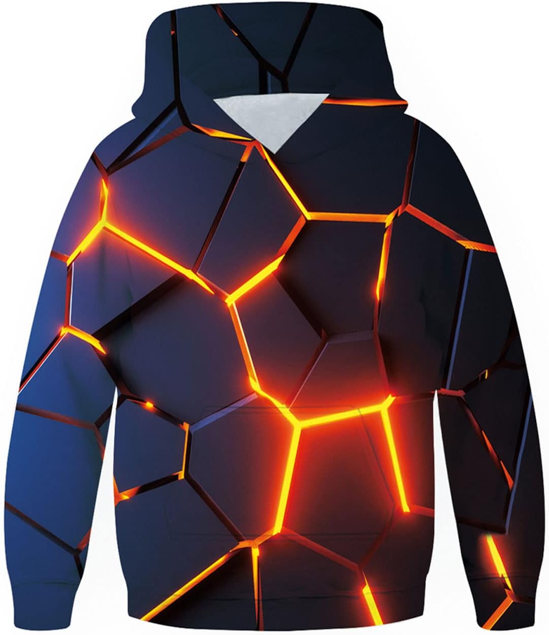 Boys Girls Hoodie 3D Unisex Children's Hoodie Long Sleeve Pullover Hoodie Sweatshirt with Pockets 5-16 Years (M-XXXL)