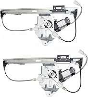 Vista 200 de TRQ Juego de regulador de ventana eléctrica delantera y motor compatible con Ford Ranger 1993-2011 1994-2009 Mazda B2300 1998-2001 B2500 1994-2007