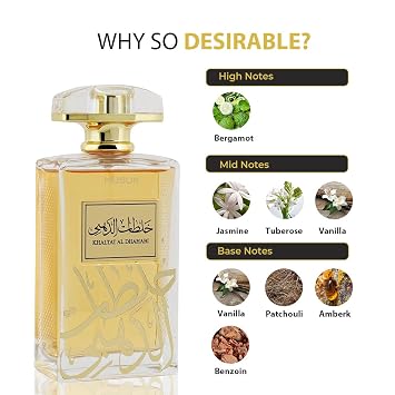 Khaltat Al Dhahabi By Nusuk Eau De Parfum Spray (Unisex) 3.4 Oz (Men)